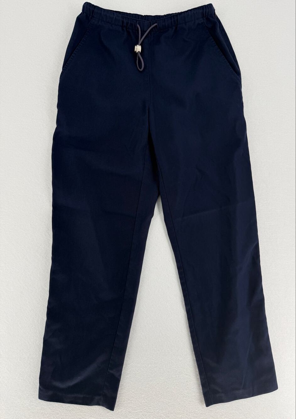 Liz Claiborne Lizsport Petite 0 Navy Tencel Pull On Pants Elastic Waist